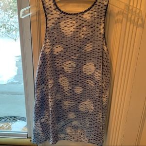 Open back tank top